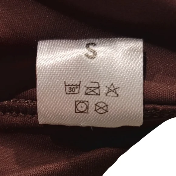 One Shoulder Brown Sports Bra for Women size Small - Picture 4 of 5